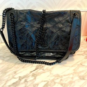 YSL Saffiano Leather Medium Niki bag